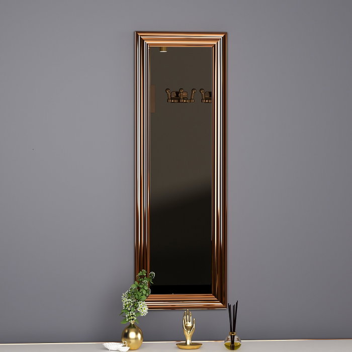 Hanah Home Espejo de Vestidor con Marco de Bronce